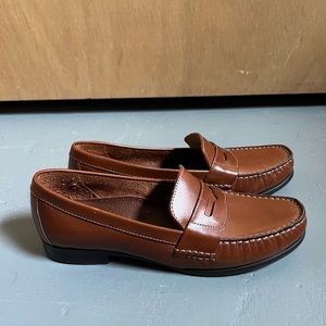 Cole Haan Brown Leather Penny Loafers